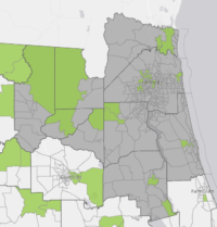 Opportunity Zone Map of Northeast Florida