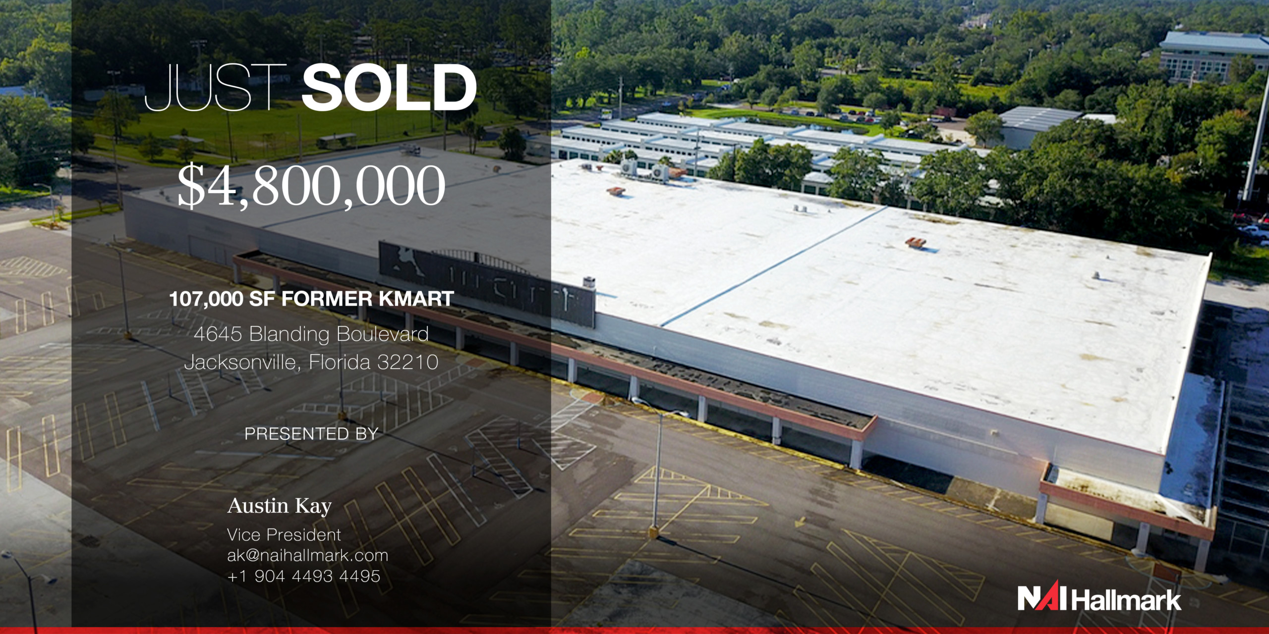 NAI Hallmark represents sale and lease of 4645 Blanding Boulevard