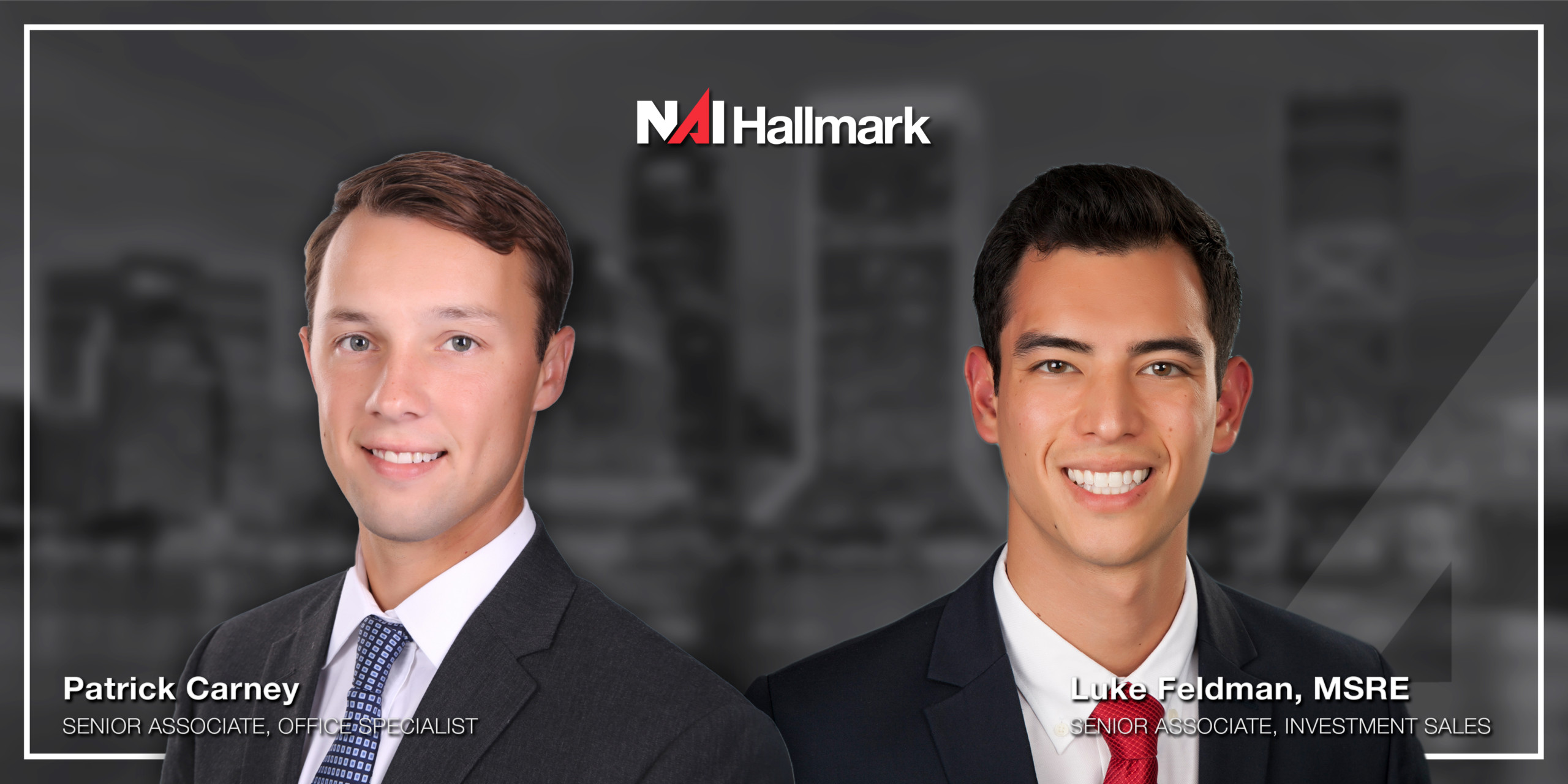 Luke Feldman and Patrick Carney of NAI Hallmark Promoted to Senior Associates