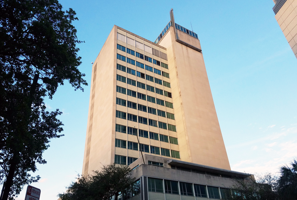 The former Independent Life Building is a historic landmark in downtown Jacksonville, Florida.