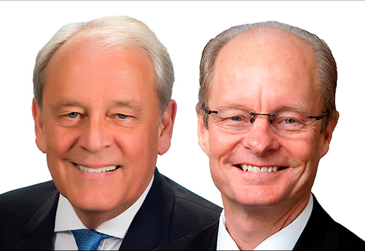 Jeffrey Conn and W. Alex Coley receive Lifetime Achievement Award from NAIOP Northeast Florida Chapter.